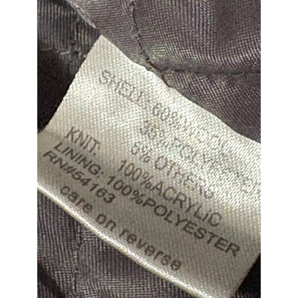 Like New Calvin Klein Mens Black Double-Zip Wool Blend Coat XL Quilted Lining - Picture 8 of 15